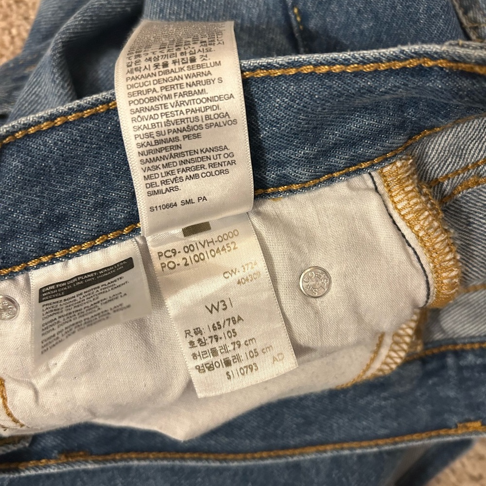 Levi's Blue Denim Pencil Skirt - Picture 8 of 9